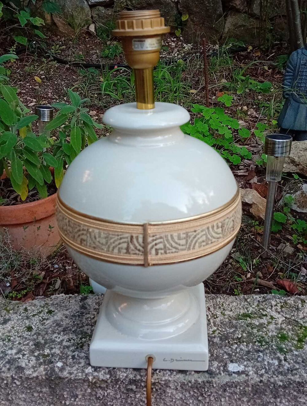LAMPE BOULE LOUIS DRIMMER SIGN&agrave;‰E VINTAGE Décoration