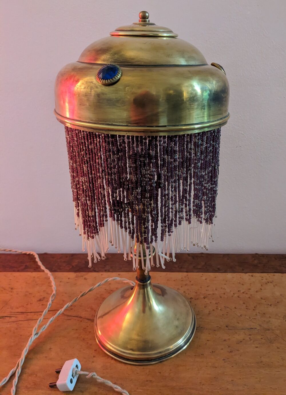 Tr&egrave;s rare lampe art d&eacute;co &eacute;lectrique 1900 une des toutes prem Décoration