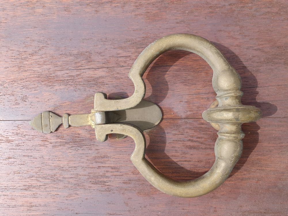 heurtoir de porte ancien en laiton Bricolage