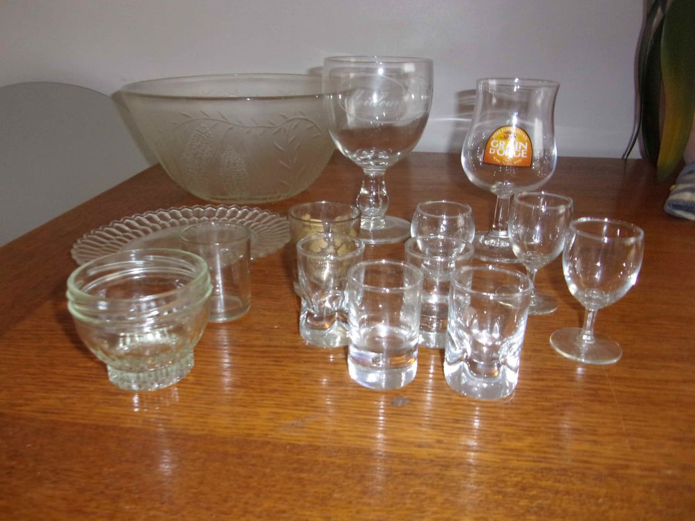 Services en verre divers Cuisine