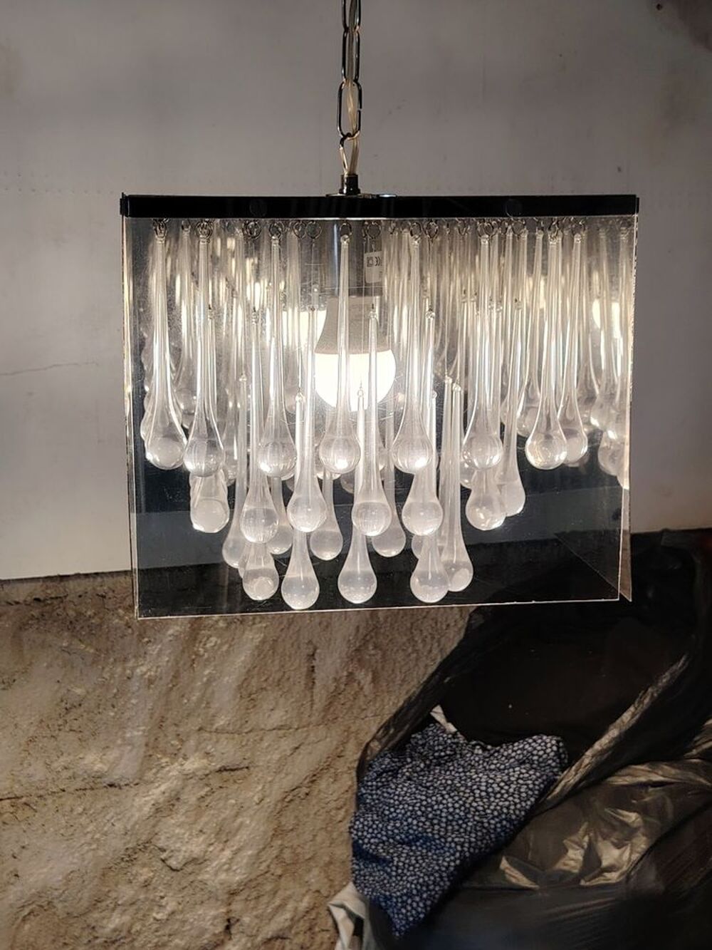 Lustre &agrave; pampilles Décoration