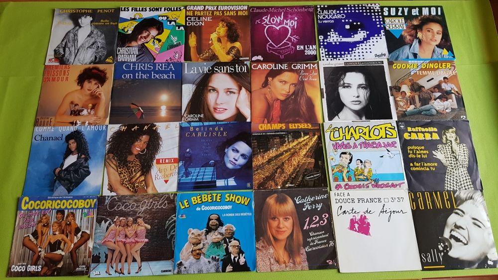 LES 45T PHOTO 21 CD et vinyles