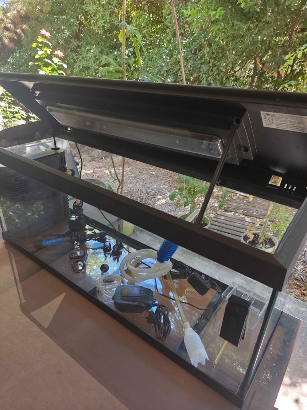 aquarium 120 litres Décoration