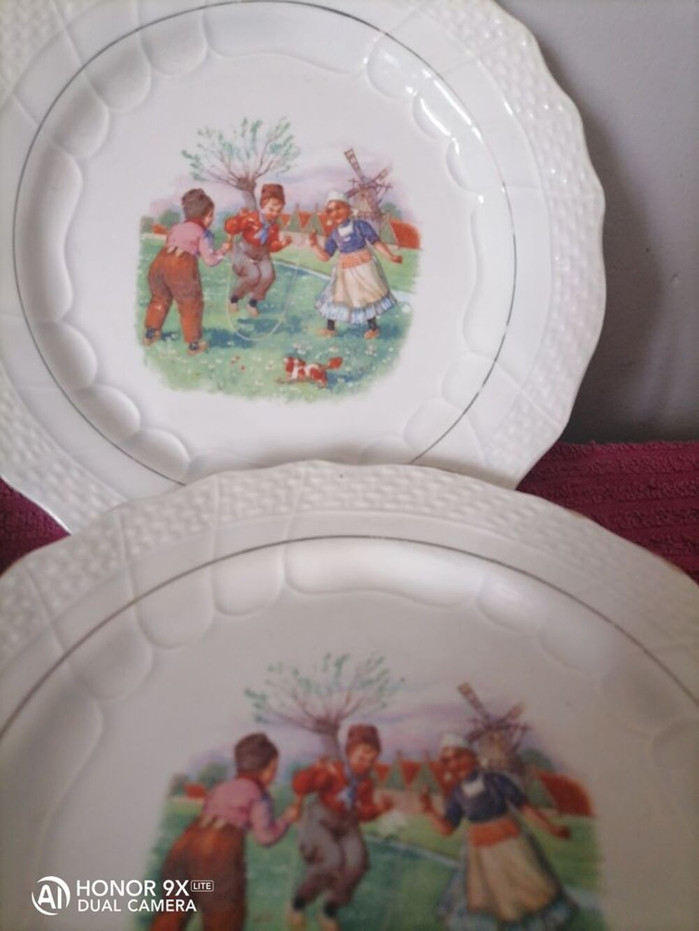 6 assiettes anciennes Cuisine