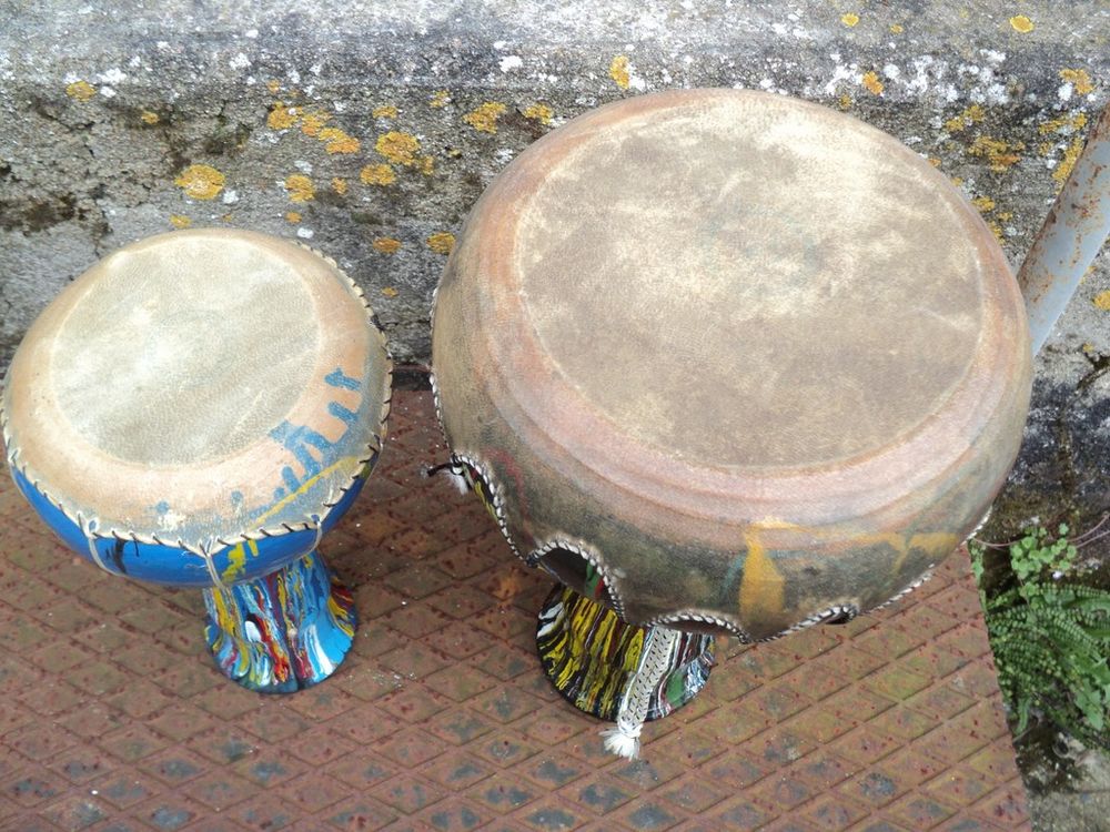 2 Percussions Derbouka Darbouka Djembe musique Instruments de musique