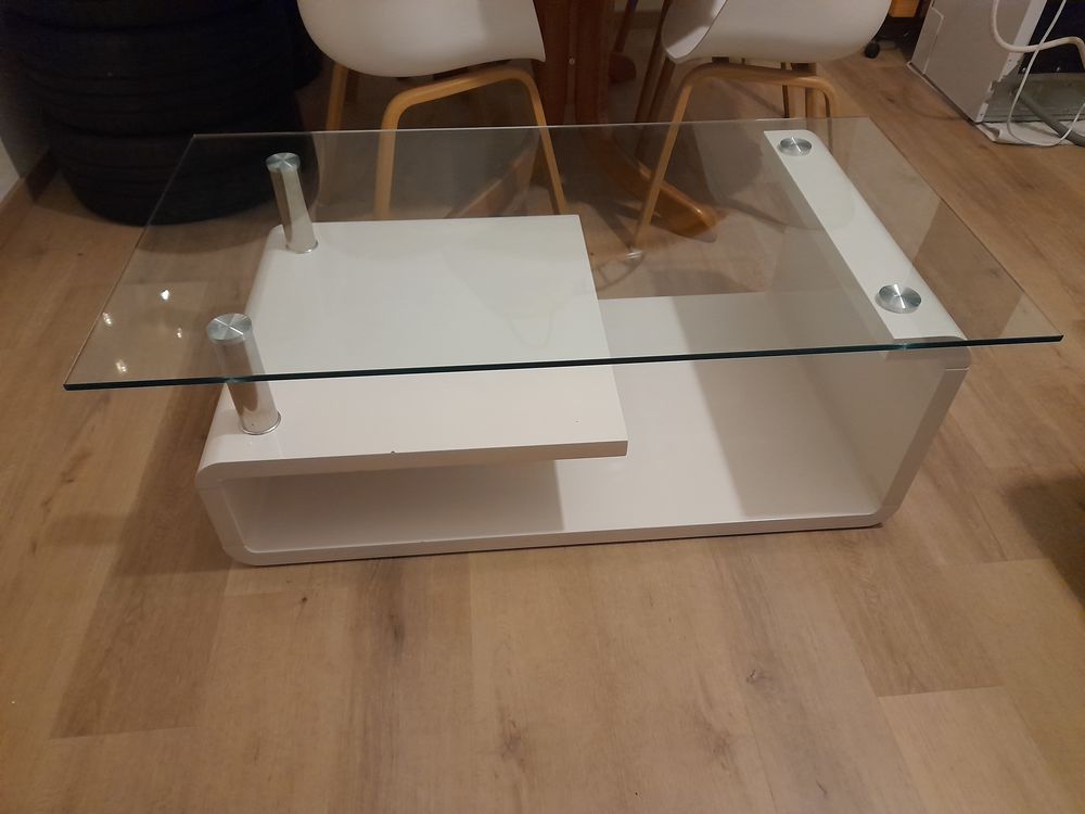 Magnifique Table basse Blanche Design Meubles