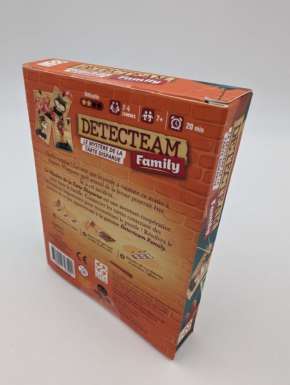 Jeux de Soci&eacute;t&eacute; Detecteam Family Le Myst&egrave;re de la Tarte... Jeux / jouets
