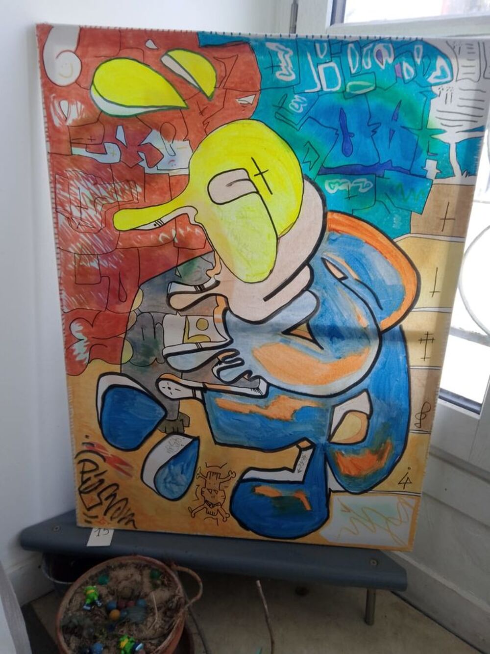 Tableaux street art pi&egrave;ces uniques sign&eacute;es id&eacute;e cadeau Décoration