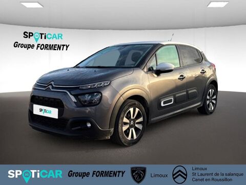 Citro&euml;n C3 BlueHDi 100 ch BVM6 Plus 2023 occasion Limoux 11300