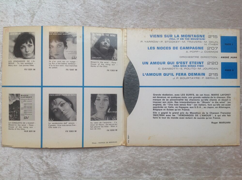 MARIE LAFOR&Ecirc;T VOL.6 Envoi Possible
CD et vinyles