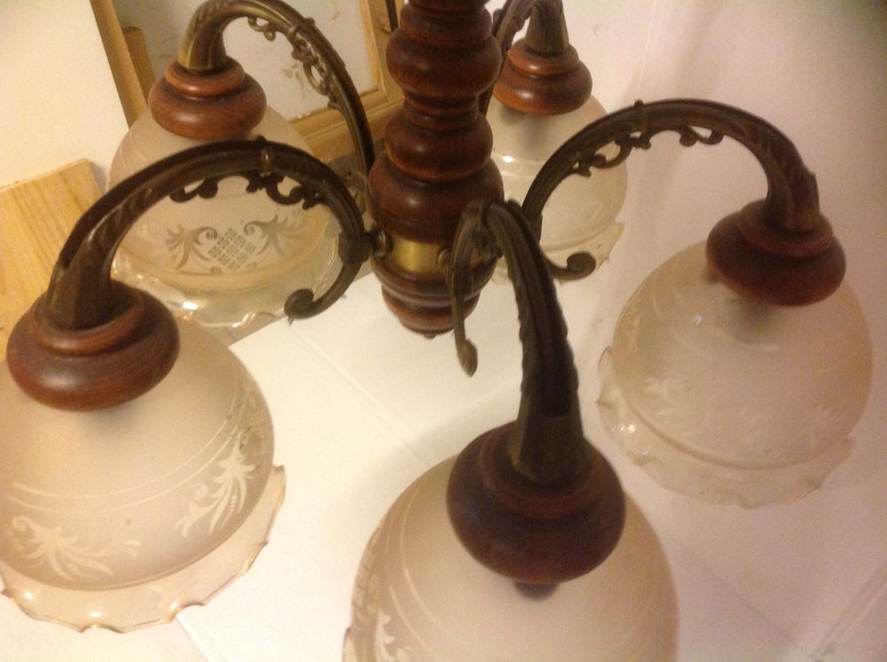 LUSTRE STYLE Rustique Etat comme Neuf Décoration