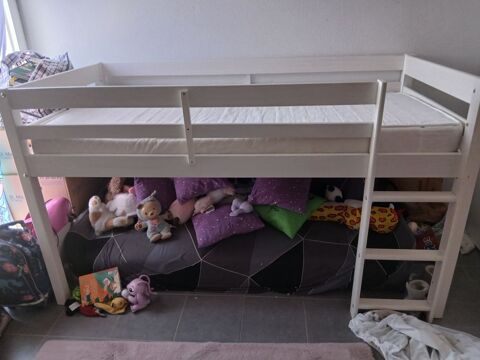 Lit mezzanine + matelas Frontignan (34)