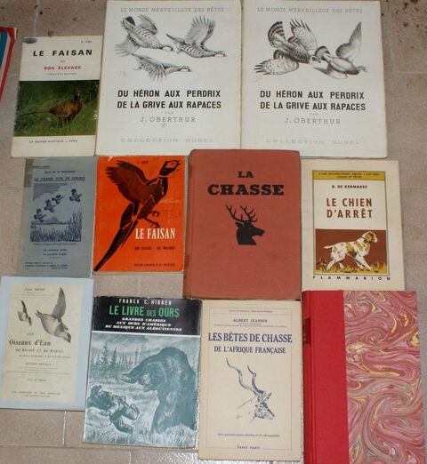 11 livres chasse et chiens 69 Montcy-Notre-Dame (08)