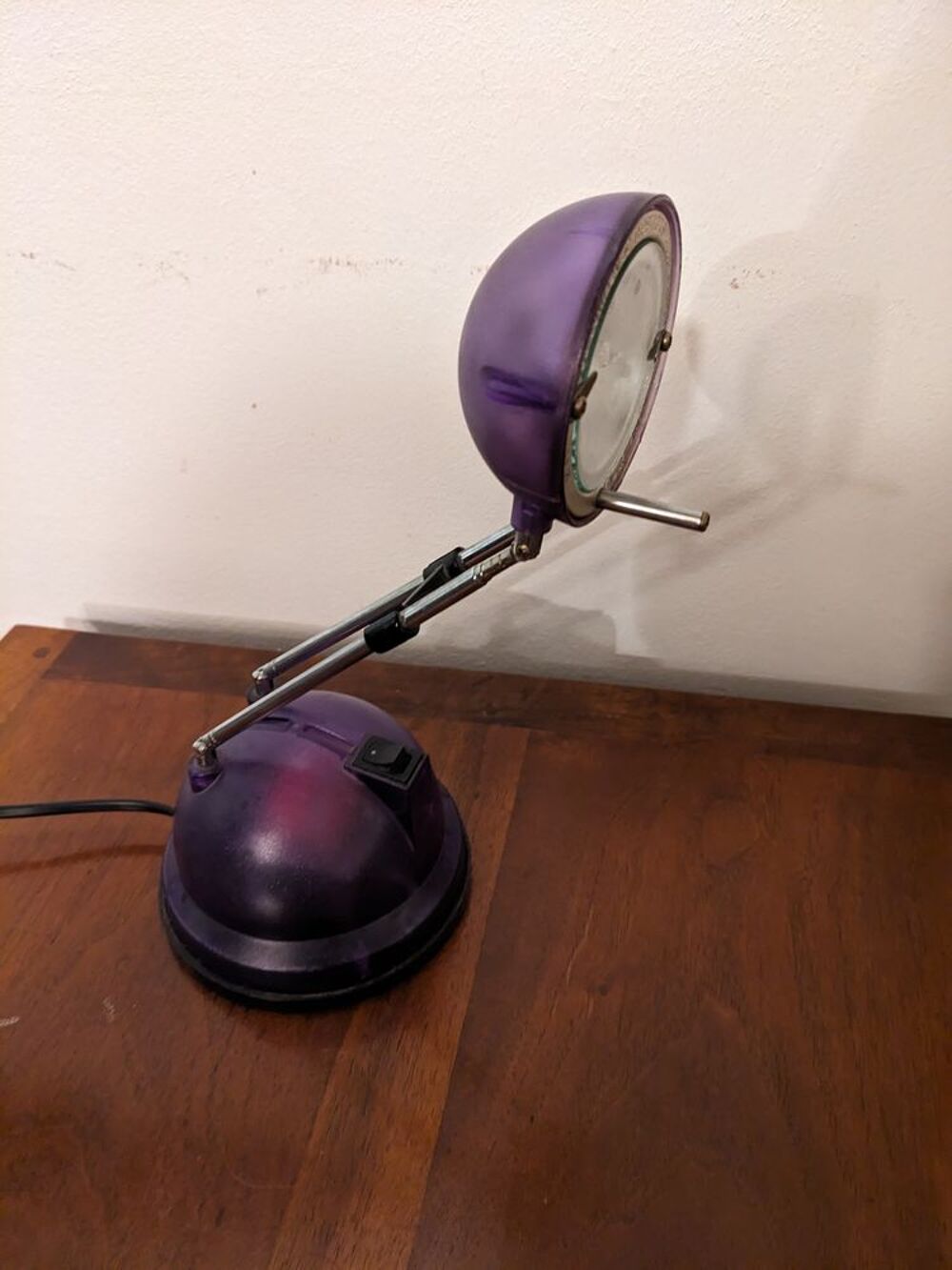 lampe de bureau halog&egrave;ne translucide et t&eacute;lescopique en parf Décoration