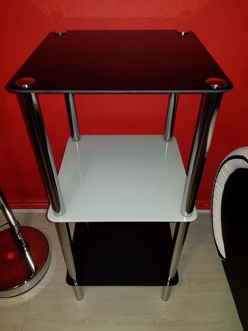Console en verre tremp&eacute; Meubles