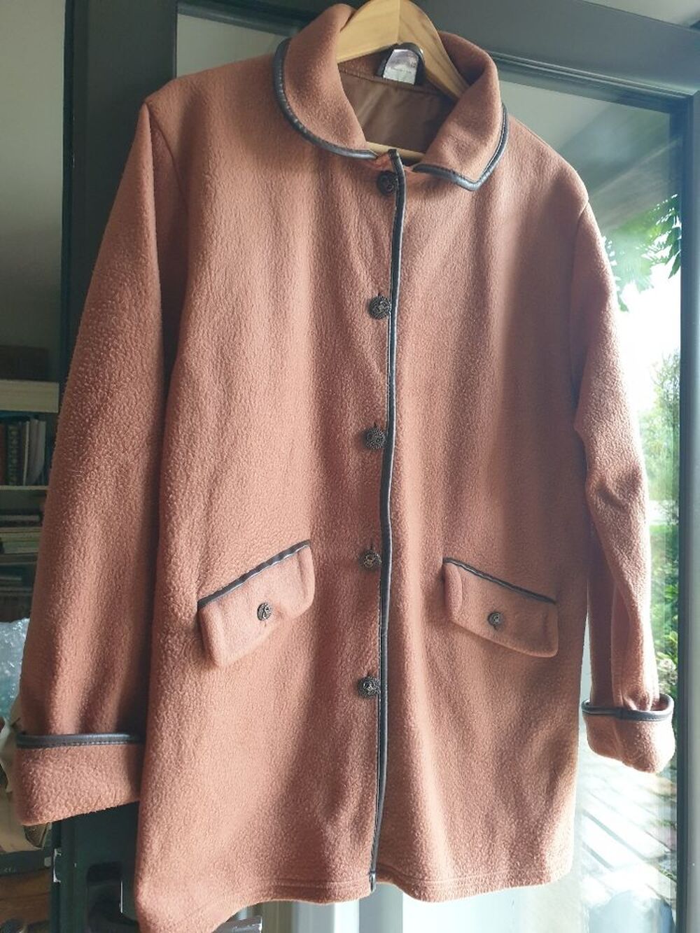 Robe de chambre damart 3/4 marron clair, taille 36/38 Vêtements