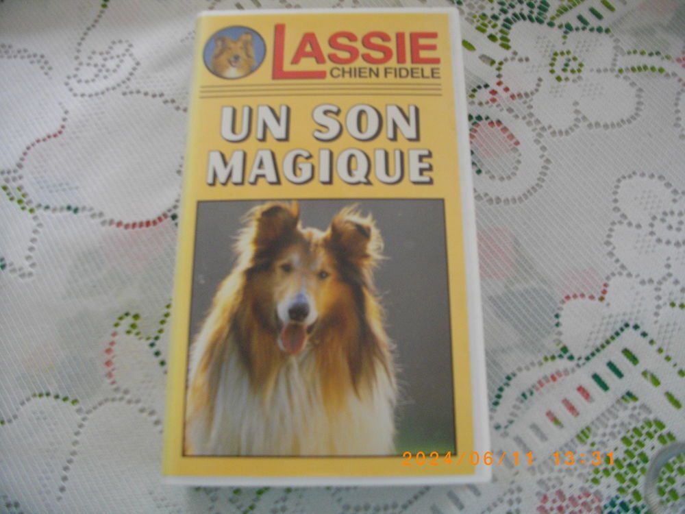 Cassette vid&eacute;o vhs de : "LASSIE CHEIN FIDELE" DVD et blu-ray