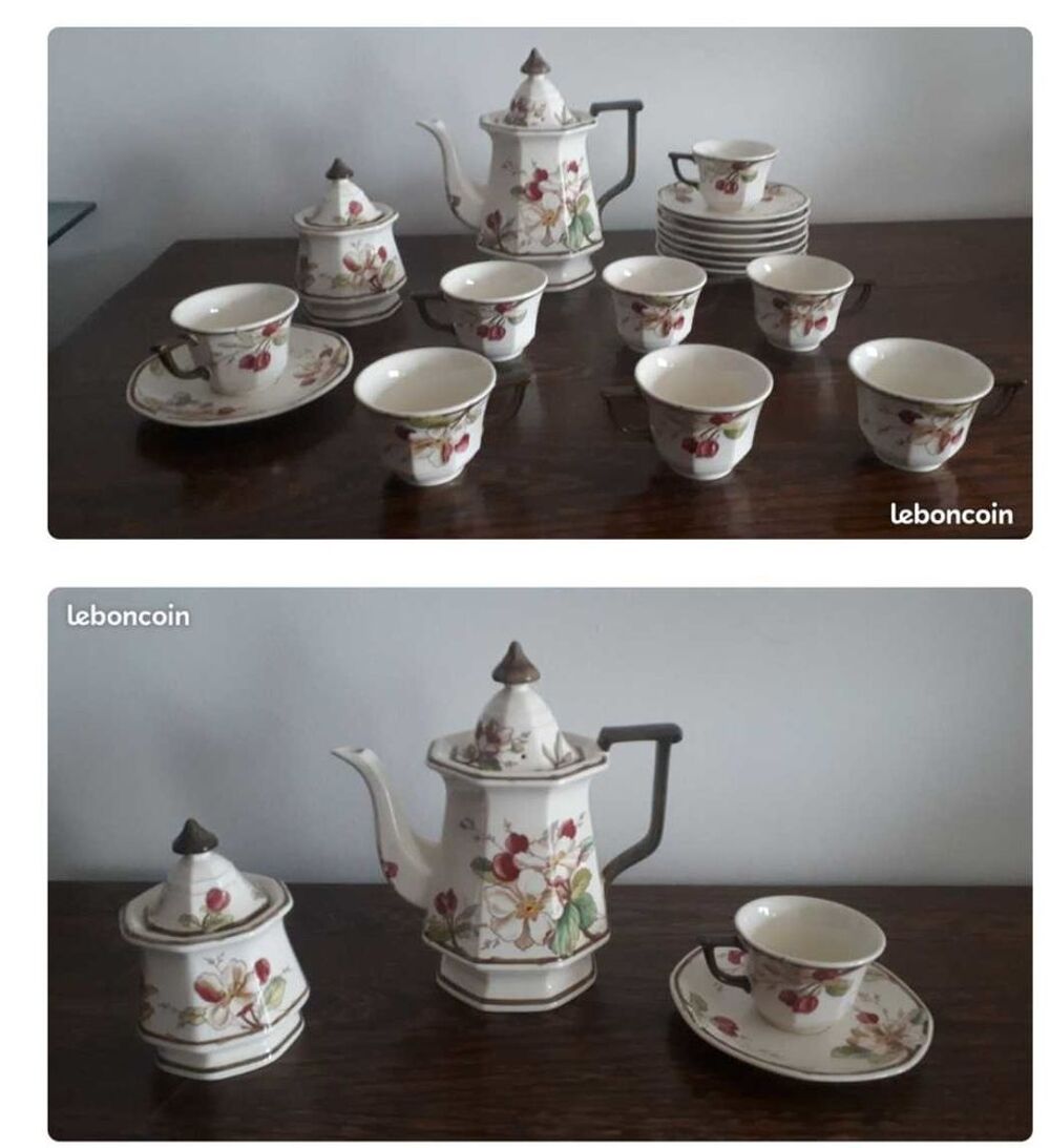 Service &agrave; caf&eacute; Villeroy et Boch - EXCELLENT ETAT Dcoration