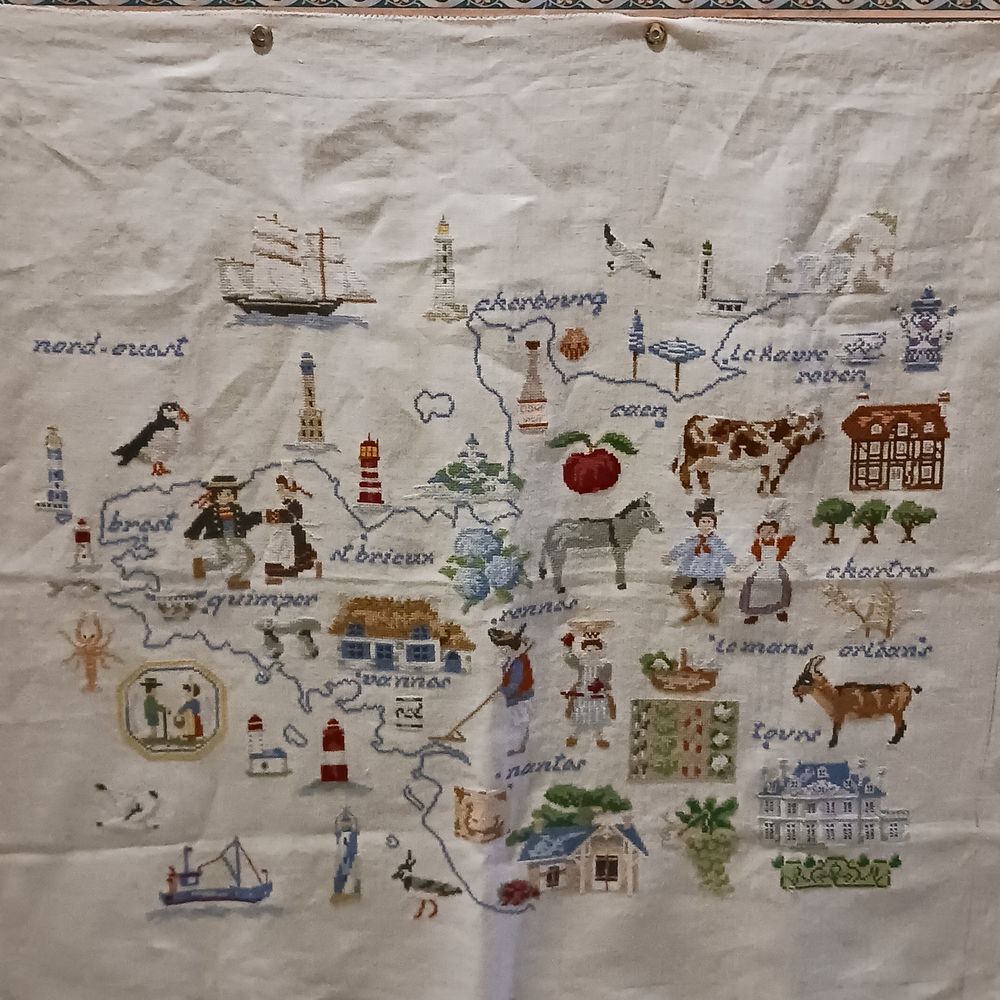 broderie &agrave; points compt&eacute;s D�coration