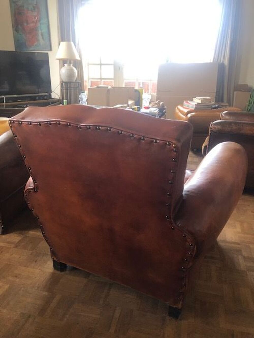 Fauteuil club ancien restaur&eacute; Meubles