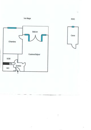  Appartement à vendre 2 pièces 37 m²