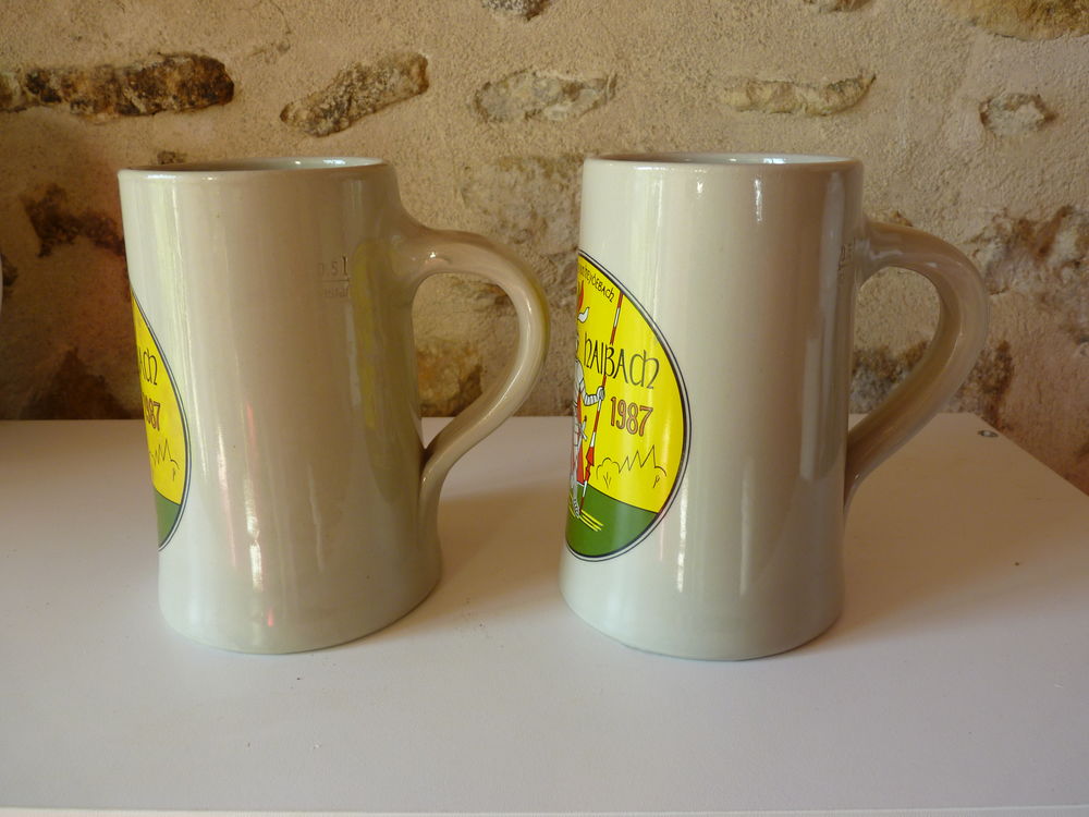  2 chopes &agrave; bi&egrave;re 50 cl (Allemagne) Décoration