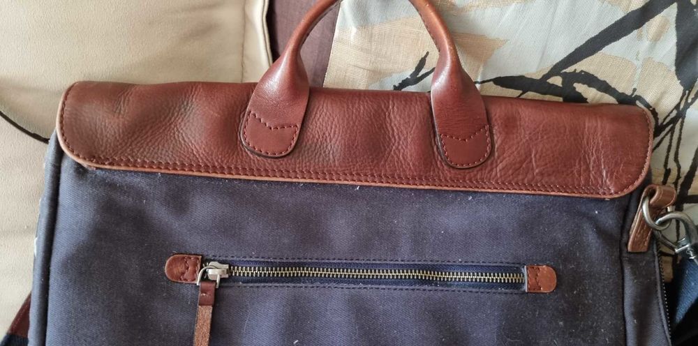 Lot cartable et sacoche assortie TBE Maroquinerie