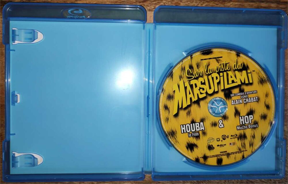 Sur la piste du Marsupilami Blu-Ray DVD et blu-ray