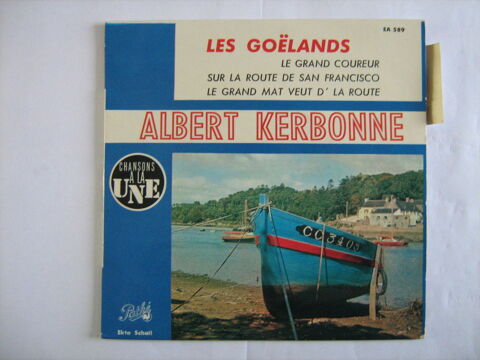 ALBERT KERBONNE LES GOELANDS sur disque PATHE MARCONI N� EA 20 Brest (29)