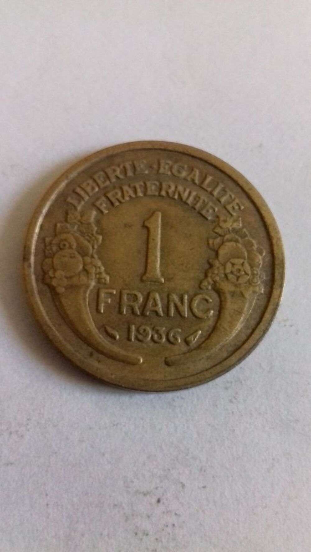 Pi&egrave;ce de 1F 1936 