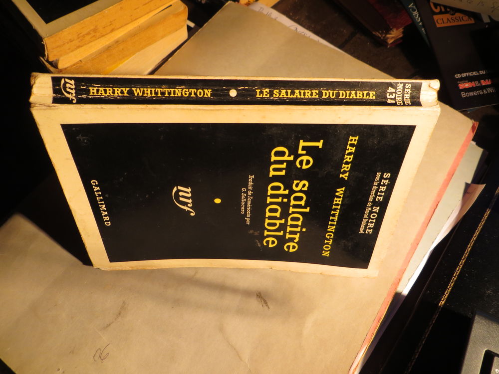 S&eacute;rie noire n&deg;434 Le salaire du diable Harry Whittington Livres et BD