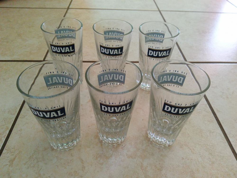 Lot de 6 verres Duval (Neuf) Cuisine