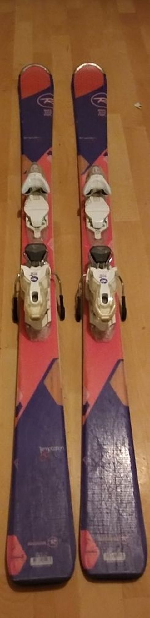 Skis Rossignol Temptation 75 - 160 Cm Avec Fixations - Occasion
