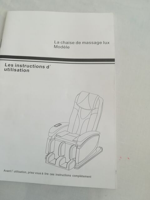 Fauteuil massant 200 Gretz-Armainvilliers (77)