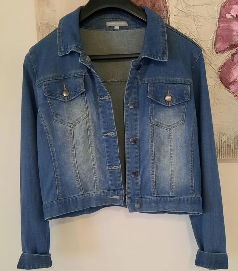 veste courte bolro en jean denim 3 Suisses T 40 quasi neuf 20 Domart-en-Ponthieu (80)