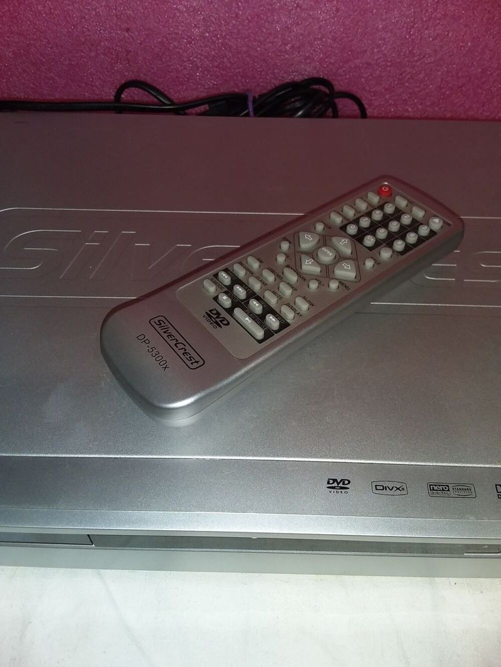 Lecteur dvd silvercrest r&eacute;f&eacute;rence dp 5300x Photos/Video/TV