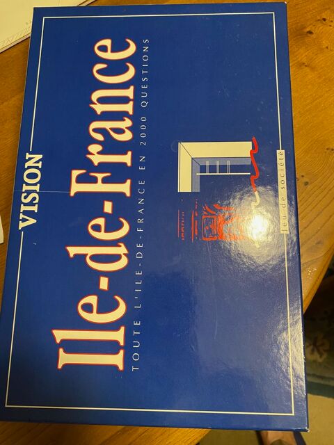 Jeu De Soci�t� Vision �LE DE FRANCE �tat Neuf 
2000 question 22 Rambouillet (78)