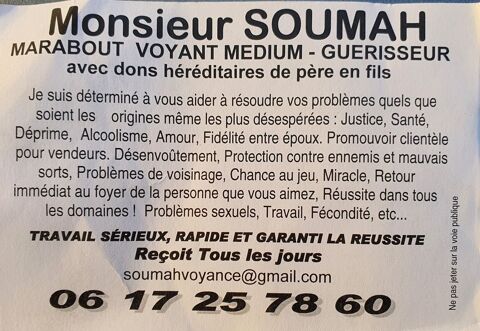 Marabout/Annemasse/voyant//annecy/medium/Chambéry/guerisseur,Lyon,marabout,Grenoble,partout en france/voyant/suisse/luxembourg 0 74100 Annemasse