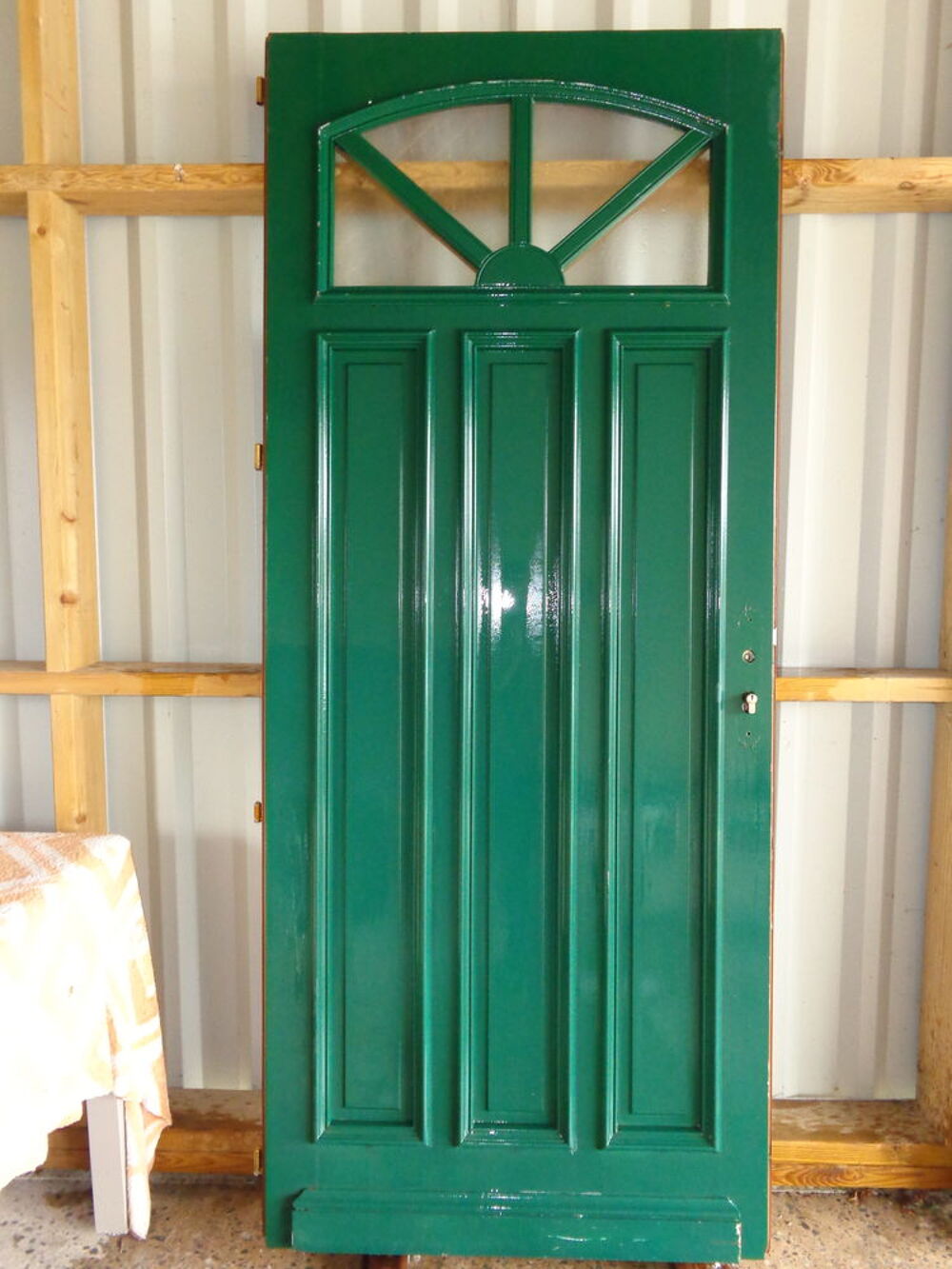 Porte d'entree bois bel'm Bricolage
