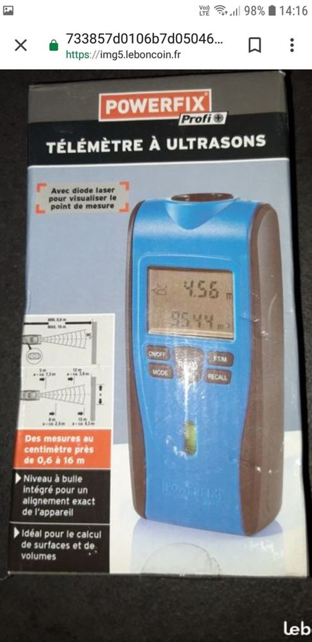 T&eacute;l&eacute;m&egrave;tre &agrave; ultrasons Bricolage