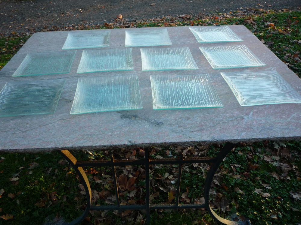 Grandes assiettes/assiette en verre Cuisine