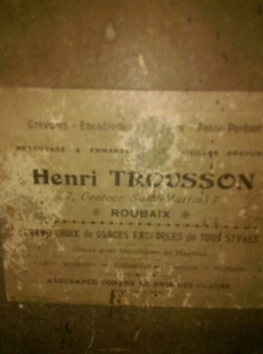 TABLEAU pastelle finitions poudre sign&eacute; 