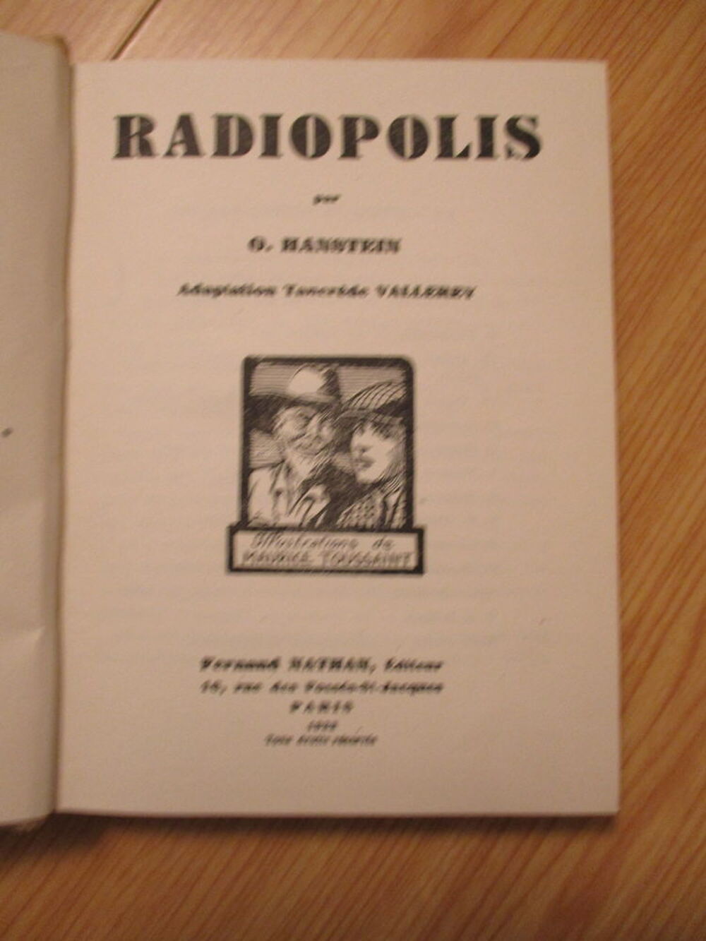 Livre ancien "Radiopolis" Livres et BD