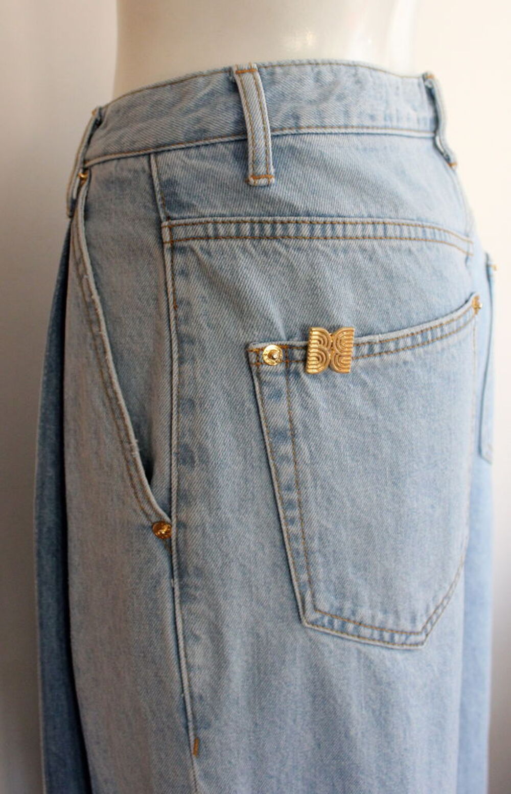 Pantalon jeans large EENK letter project T.S Vêtements