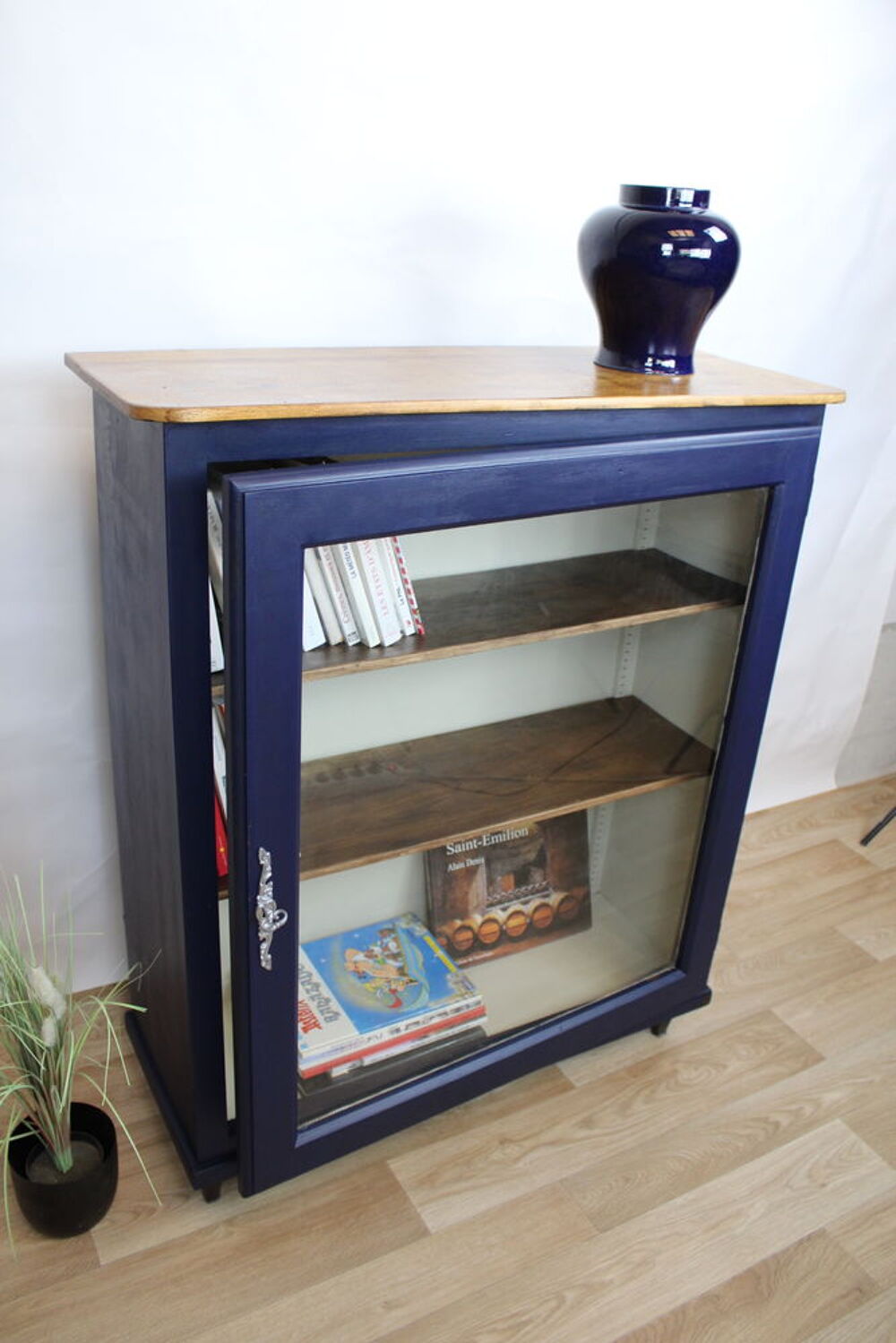 Bibliotheque basse vitree Meubles