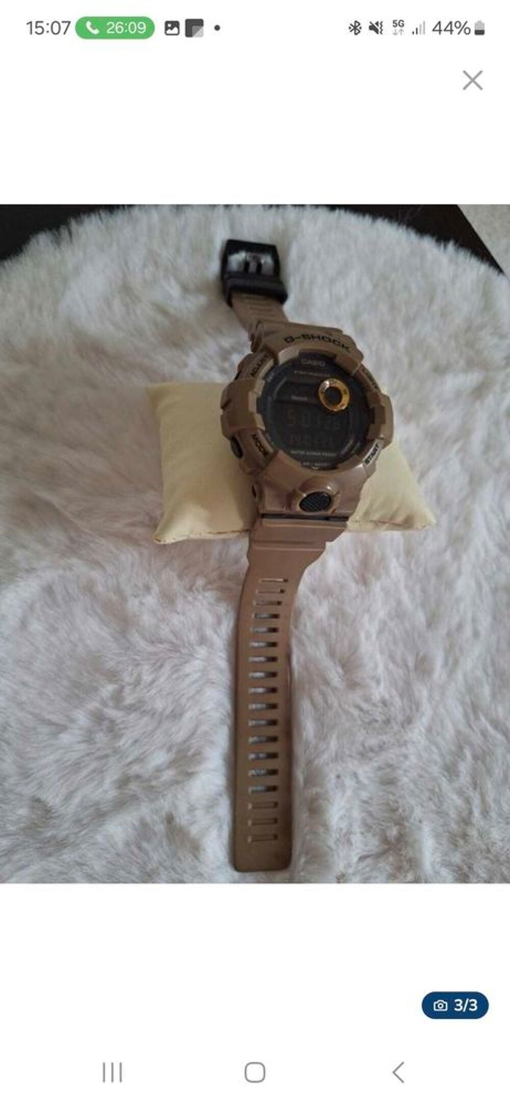 montre connect&eacute; g shock gbd 800 Sports