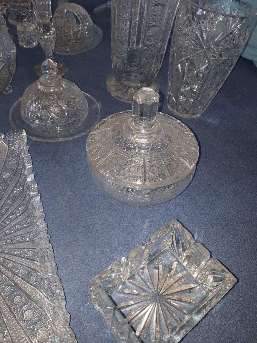 Set de table de christal checoslovaque Décoration