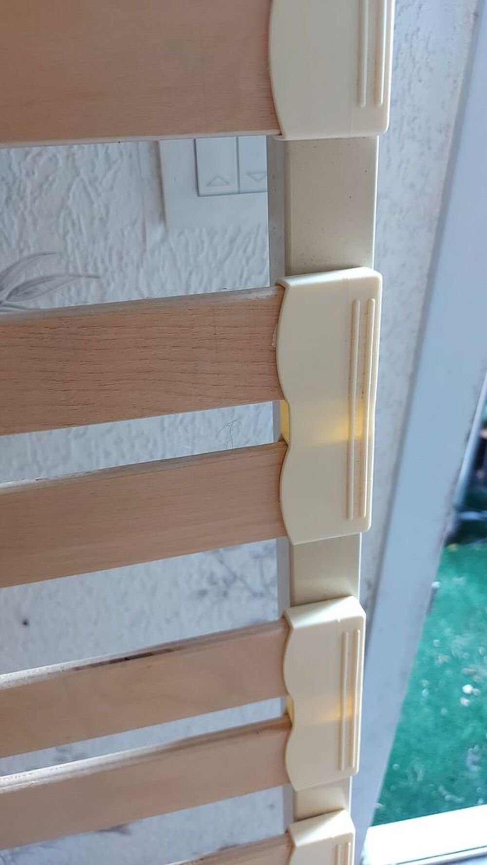 SOMMIER 1 personne bois et m&eacute;tal Meubles