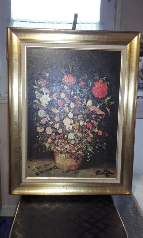 trés belle peinture  nature morte de J BRUEGEL 200 Courbevoie (92)
