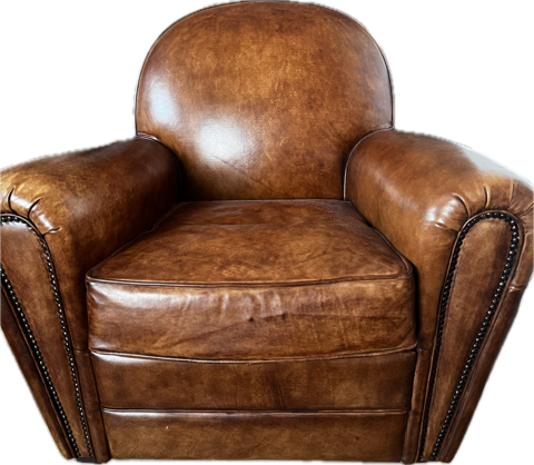 Paire fauteuils club de chez Saulaie 1800 Montmorency (95)